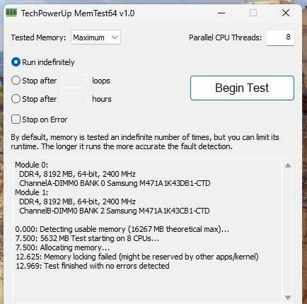Rami 2x8Gb DDR4 laptop Samsung