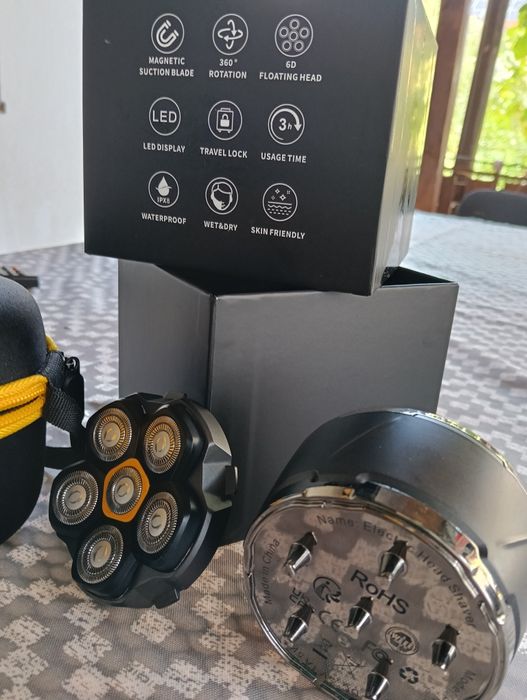 Aparat ras bărbierit head shaver skull