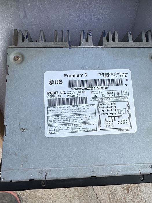 Магнитола на гольф и камри