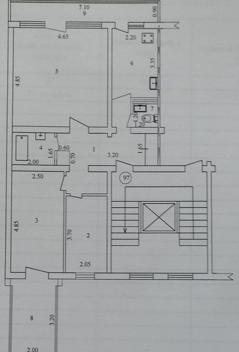 Юнусабад 14 квартал 3/4/9 (81²) продаётся квартира