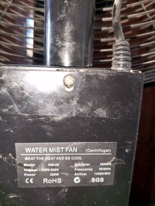 Водяной вентилятор 26 Most Fan ModelFs65-MO2