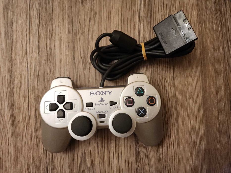 Controller (maneta) Dualshock 2 Silver pentru PlayStation 2 (PS2)