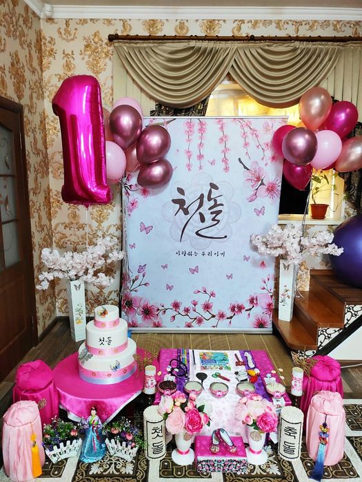 Утренний столик - 1 годик