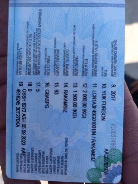 Lifan furgon mashina