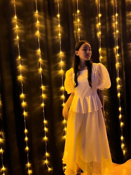 Белые Платье размер 44