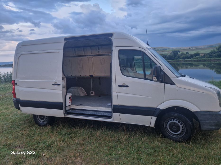 Transport cu duba WV crafter Mutari mobila Materiale constructii Cluj