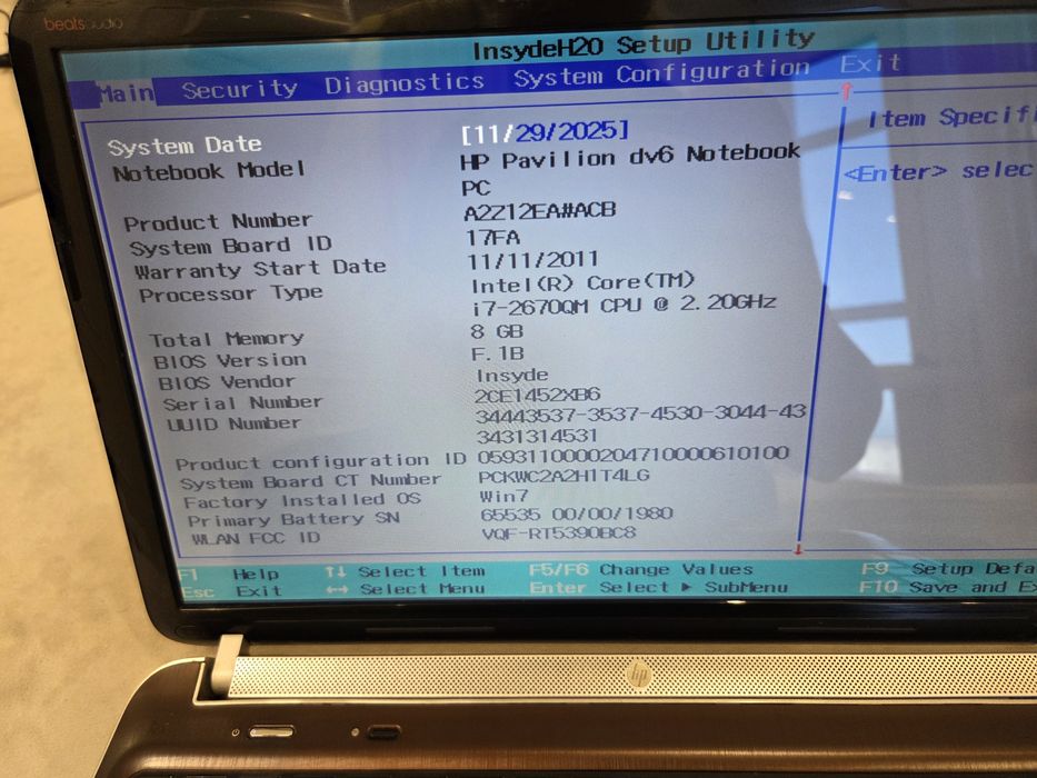 Ноутбук HP Pavillion DV6