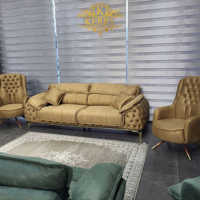 Диван и кресло Турецкий сфати ало