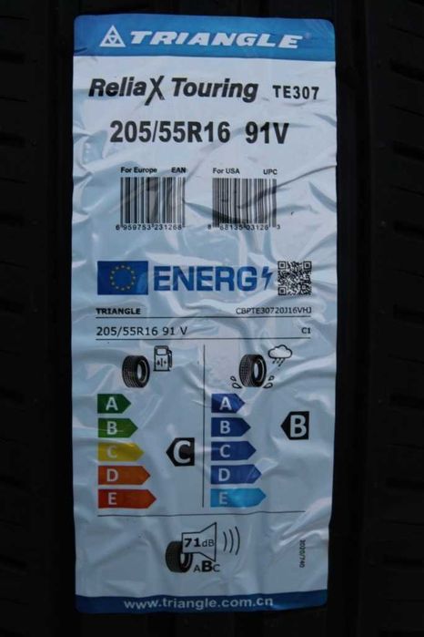 Anvelope vara noi 205/55R16, 91V, Triangle, DOT 2025