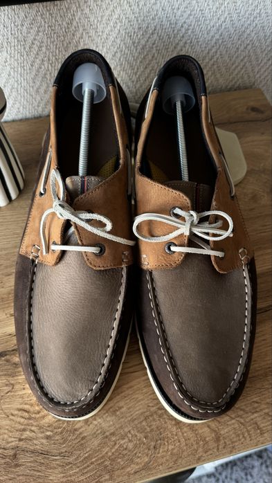 Мъжки кожени мокасини Tommy Hilfiger Номер 48