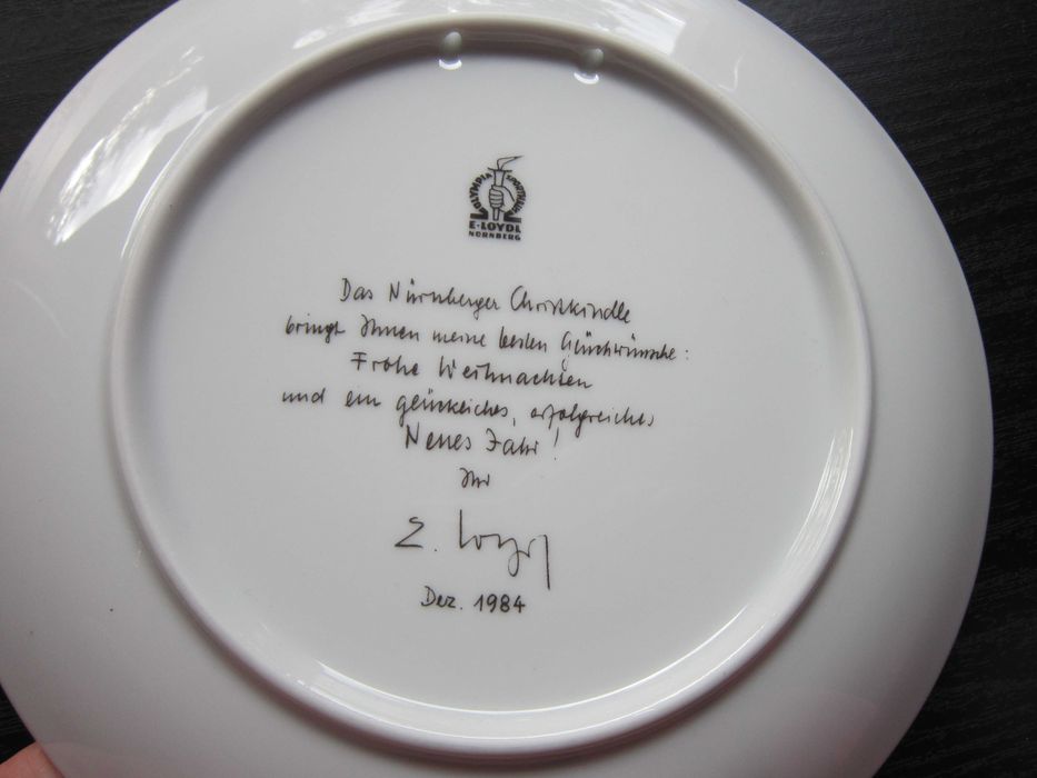 cadou rar Craciun Farfurii colectie BarbaraF. Germany 1984, 1985, 1986