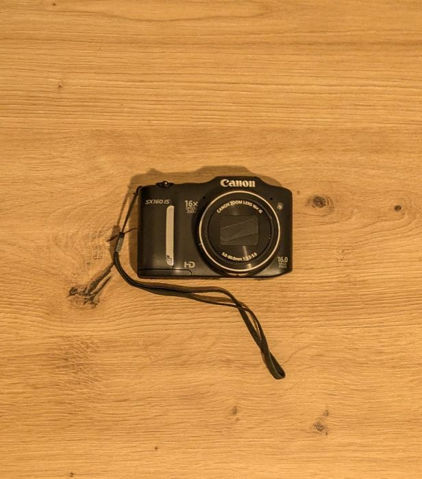 Canon SX160 IS - Дигитален Фотоапарат КАТО НОВ! Пълен Комплект