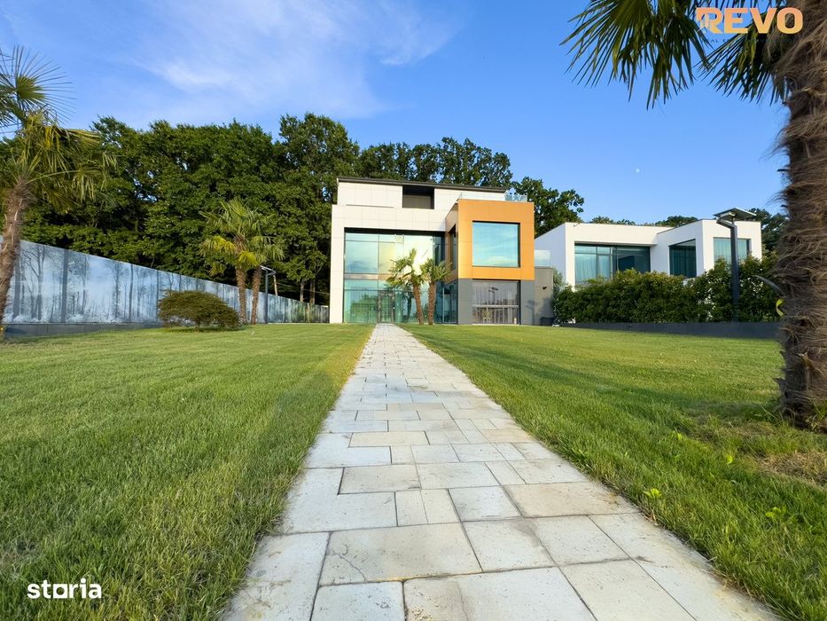 Te muți în vacanță! Vilă cu lac și pădure, piscină, spa, ponton-Snagov