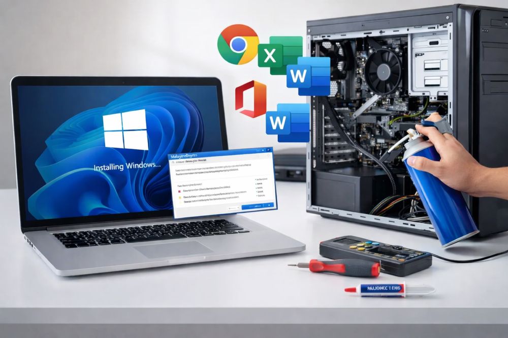 Инсталиране и преинсталиране на компютри – Бургас | Бързо и надеждно