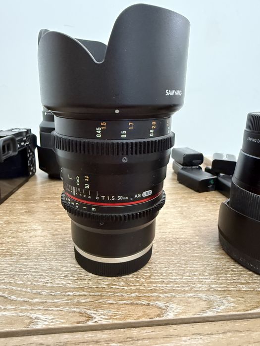 Sony a6500  body+ sigma 16mm 1.4 DC DN + alte obiective