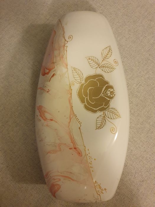 Set vază și bol ceramica Sarra Blu noi cu eticheta