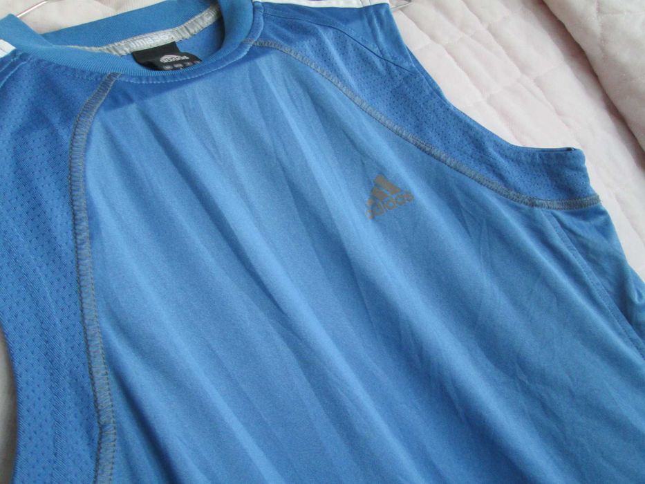tricou albastru  Adidas S