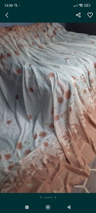 Тюль светлая с рисунком