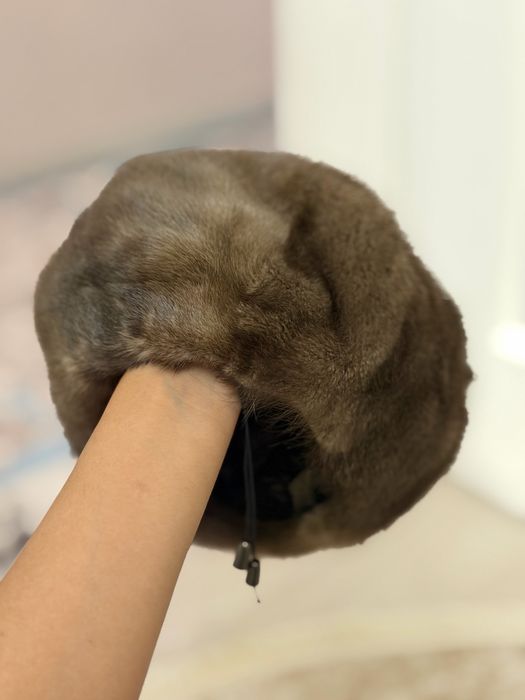 Шапка  норковая