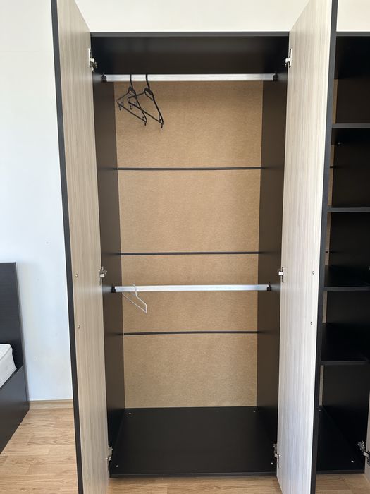 Гардероб Vidенов – цвят венге, 49×117×186 см