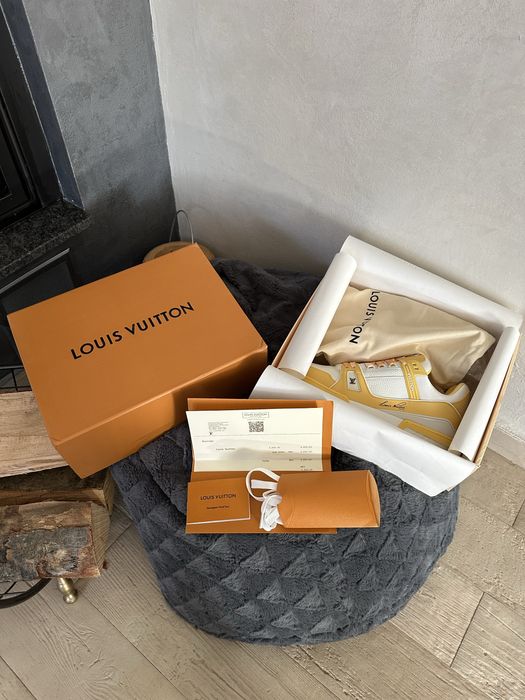 Louis Vuitton LV Trainers Monogram Yellow/White