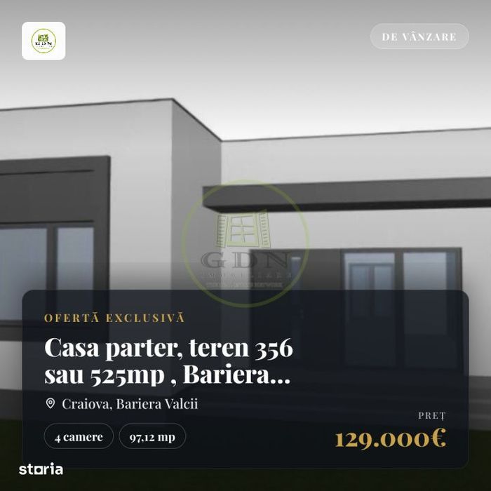 Casa parter, teren 356 sau 525mp , Bariera Valcii, zona Simnicul de Jo