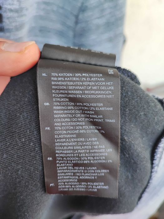 Pulover G-Star Raw gri-albăstrui melanj, bumbac, mărimea M