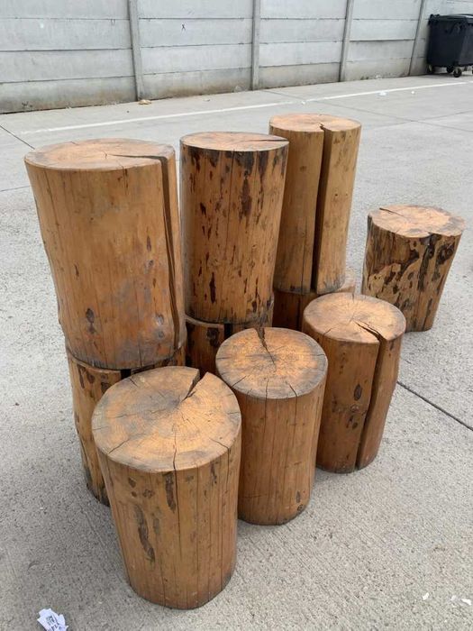 Scaun bustean de gradina