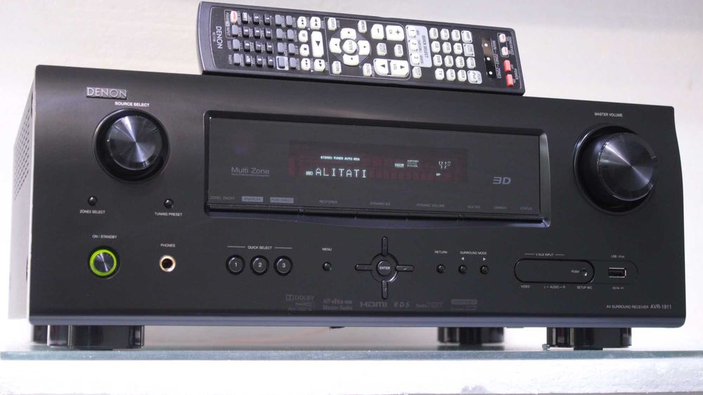 Receiver Denon,USB,Optical,7x90W,ARC/Audyssey MultEQ/telecomanda.