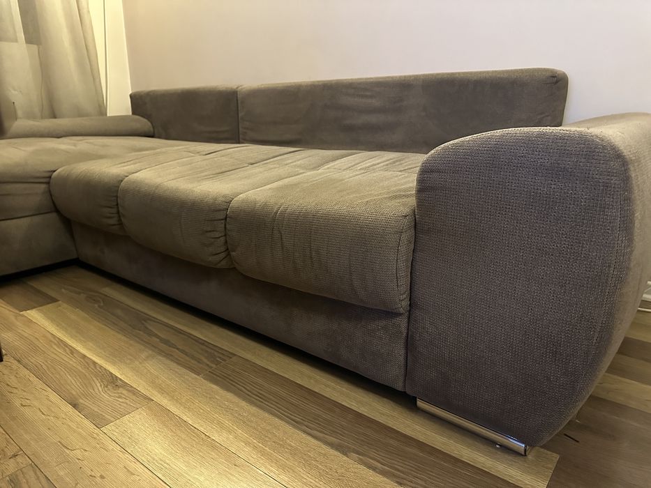 Ъглов Диван 260/180см  - Удобен за сън - Перфектно състояние!!!