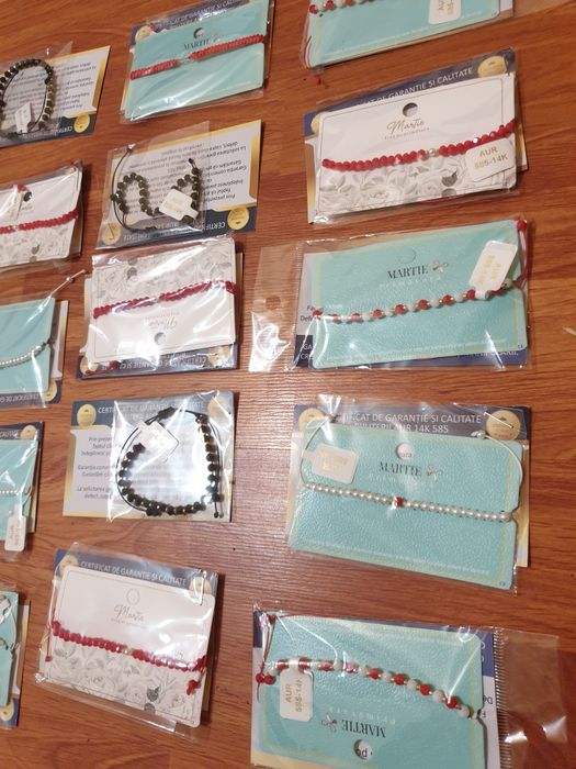 Cadoul perfect...bratara cu bila din aur 14 k