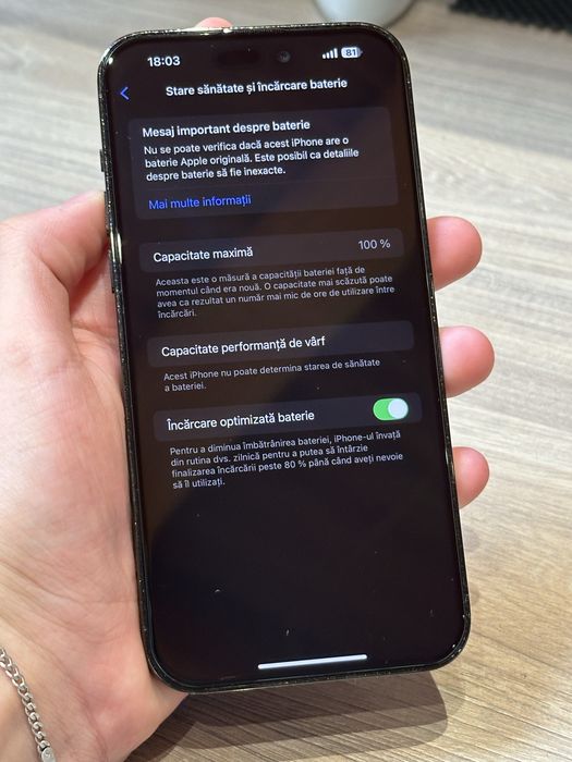 Vand Iphone 14 Pro Max Space Black 128 Gb