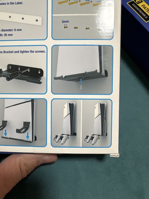 Крепление на стену PS5 PlayStation 5 / PS5 Slim