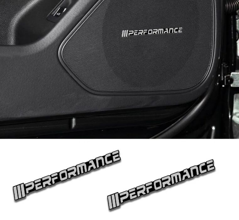 Алуминиев стикер bmw performance