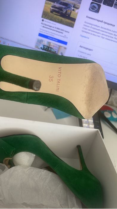 Замшевые туфли в отличном состоянии