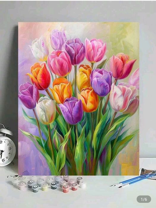 Рисуване по номера Лалета