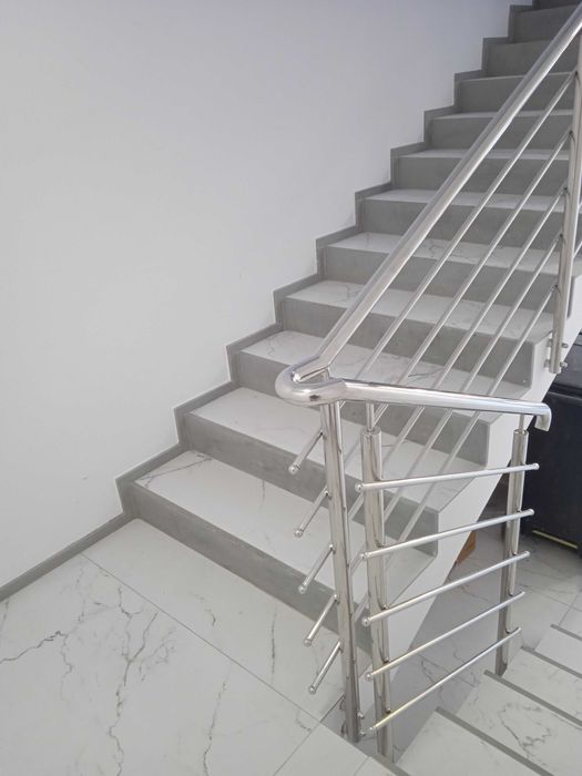 Balustrade inox sticlă porți garduri fier inox aluminiu terase metal