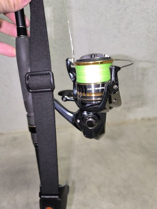 Въдица Tailwalk Dageki S822M и макара Shimano Ultegra 4000, комплект с много примамки