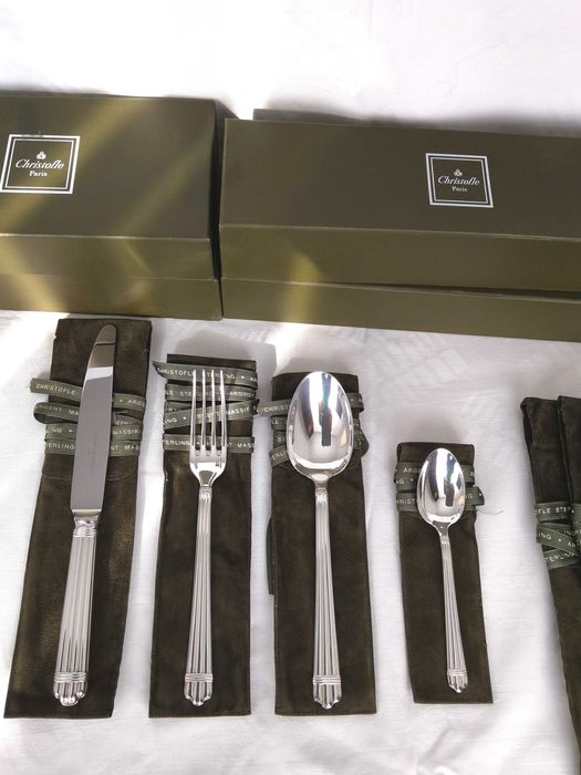 Tacamuri din argint masiv 925 Christofle Sterling Silber