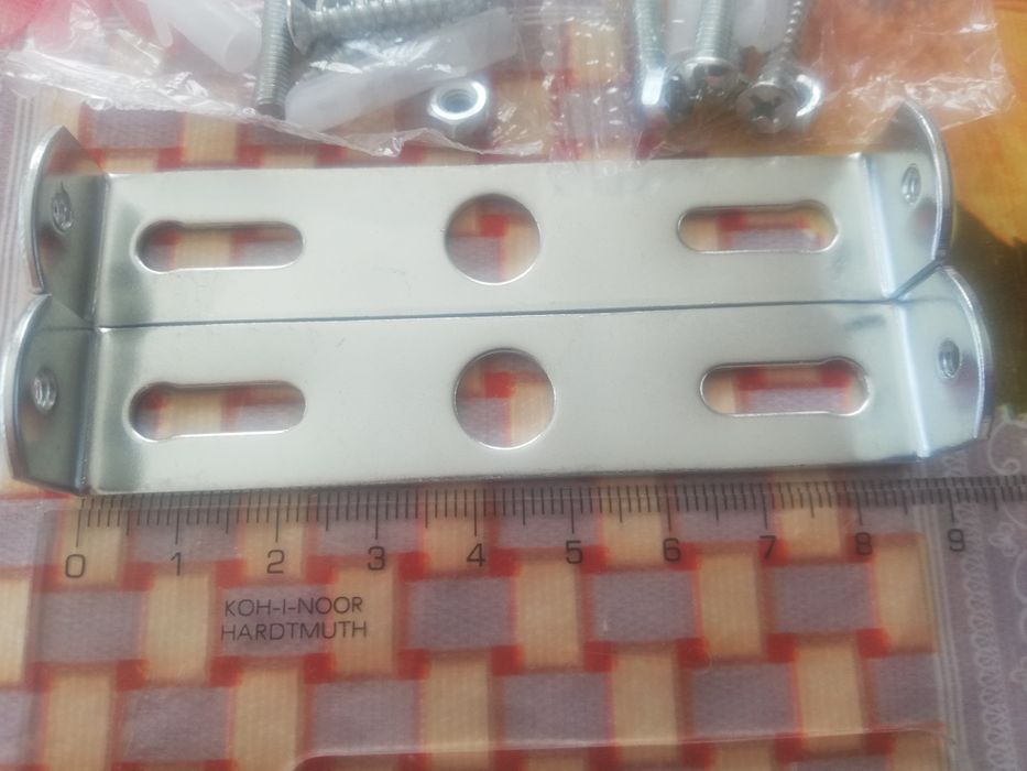 Продам новые стальные крепления на бра, люстры