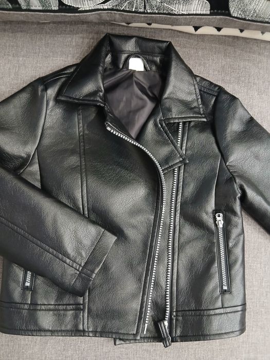 Детско-кожено яке-116