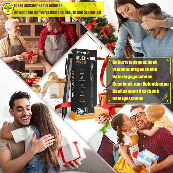 9 in 1 pentru camping, drumetii, pescuit