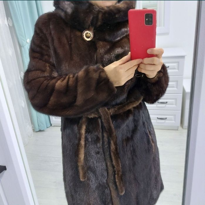 Норковая шуба 44-46 размер
