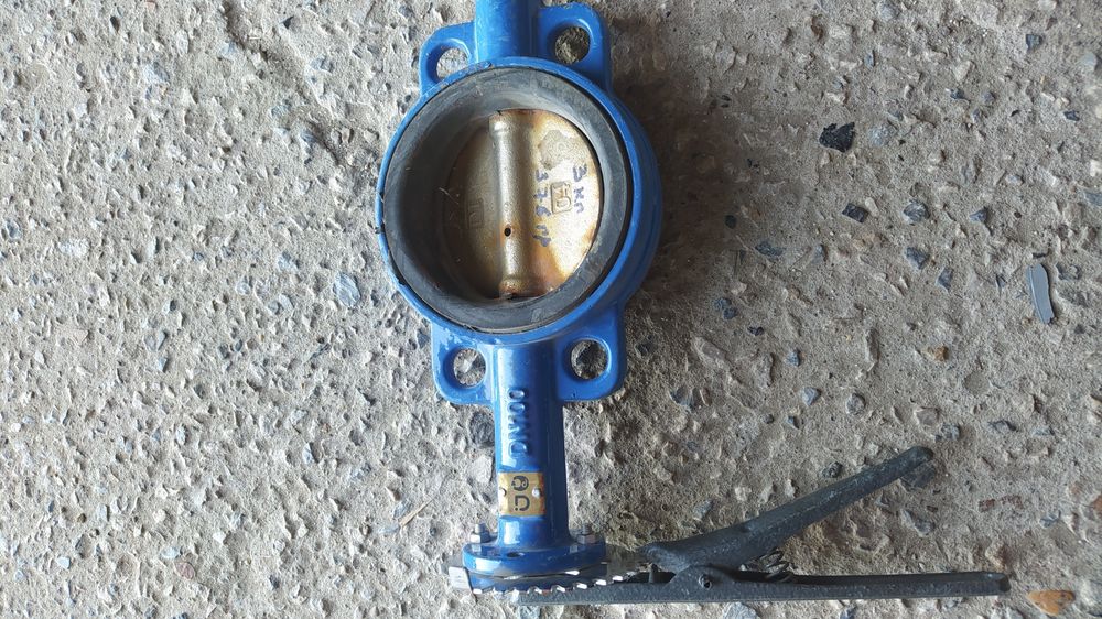 Кран шаровый, д80, д50, шибер