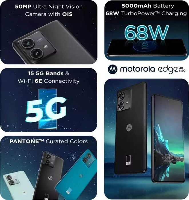 Motorola edge 40 neo 256gb impecabil