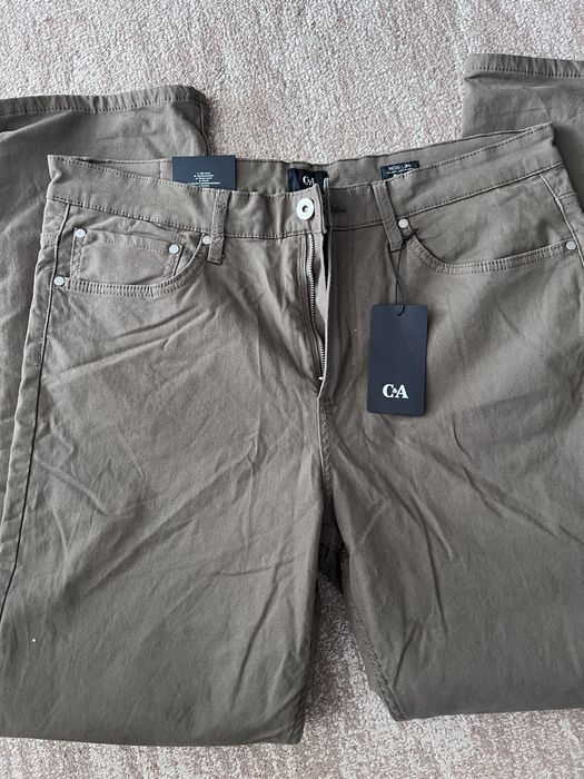 Pantaloni barbati C&A noi , cu eticheta