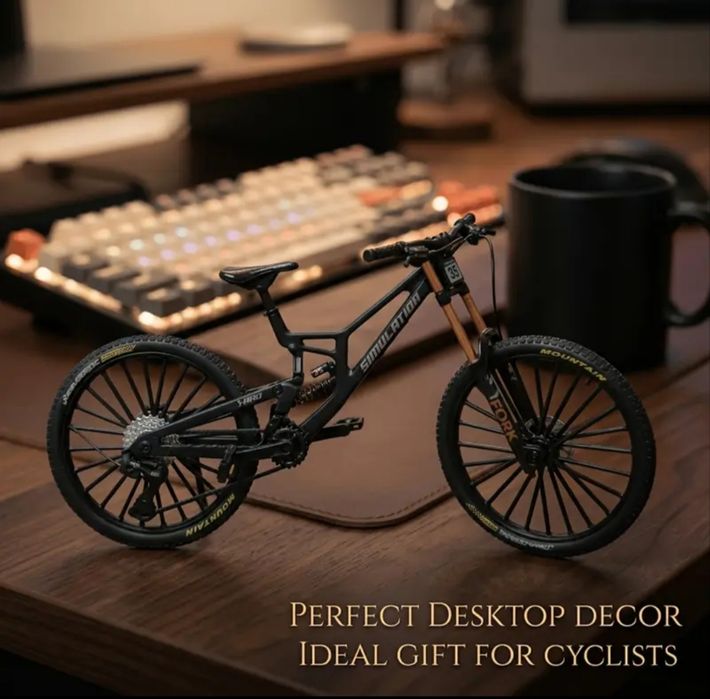 Миниатюрный велосипед 20 см металлический | Коллекционная модель MTB