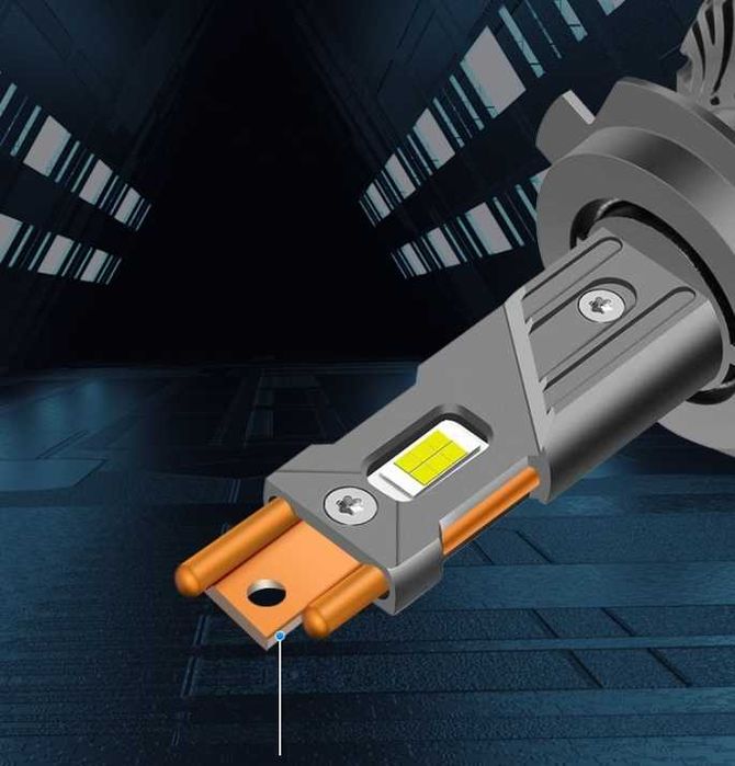 Комплект LED крушки H7 – 12V-24V 60W 6500LM 6000K CANBUS без грешки