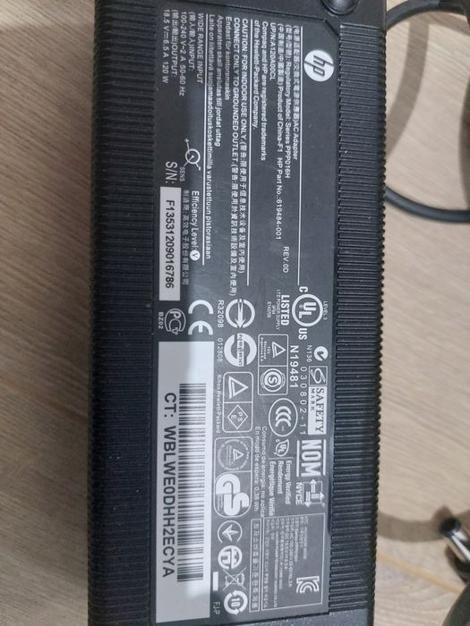 Продам блок питания на ноутбук моноблок hp