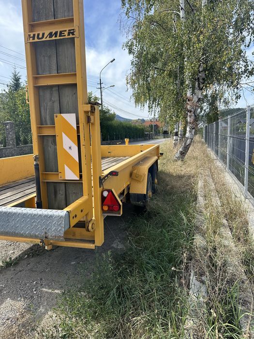 Trailer utilaje slep tandem